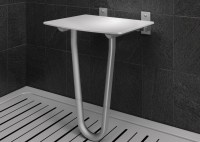 ASIENTO DUCHA PLEGABLE CON SOPORTE A SUELO SOLID ESTOLI